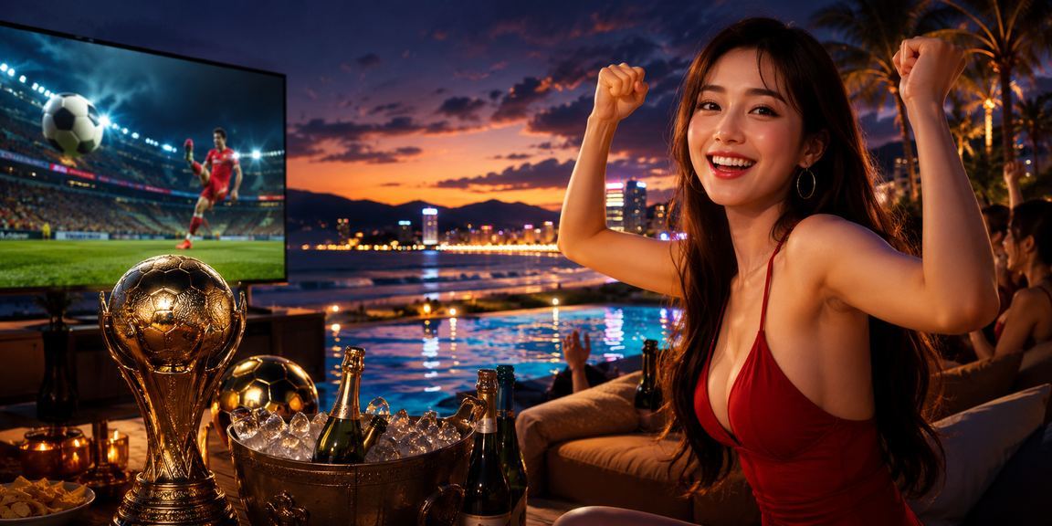 Người hâm mộ bóng đá tại Đà Nẵng theo dõi kèo trực tiếp trên điện thoại bên bãi biển