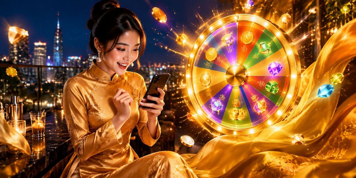 Không khí may mắn tại TP.HCM với áo dài và hoạt động quay số trúng thưởng lớn